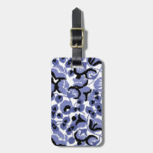 Sweet Pea (Periwinkle) Fine Art Bagagelabel (Voorkant verticaal)