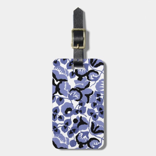 Sweet Pea (Periwinkle) Fine Art Bagagelabel (Voorkant verticaal)