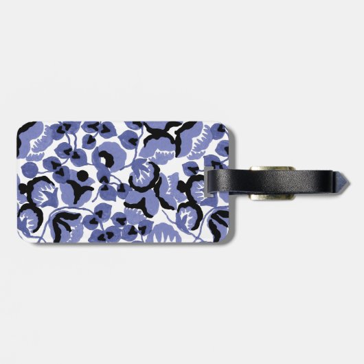 Sweet Pea (Periwinkle) Fine Art Bagagelabel (Achterkant horizontaal)