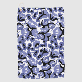 Sweet Pea (Periwinkle) Fine Art Golfhanddoek