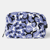 Sweet Pea (Periwinkle) Fine Art Print Cut Sew Bag Toilettasje (Achterkant)