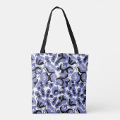 Sweet Pea (Periwinkle) Fine Art Tote Bag (Achterkant)