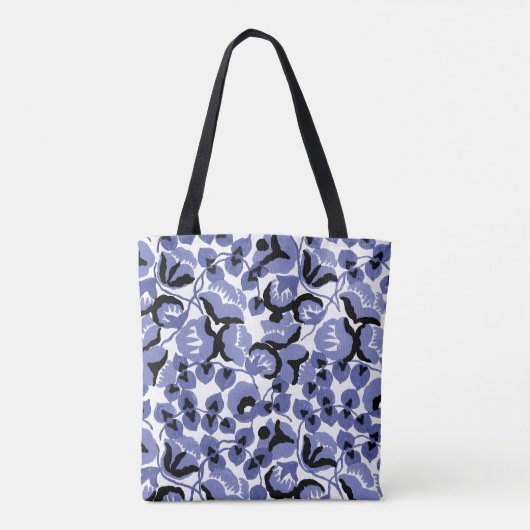 Sweet Pea (Periwinkle) Fine Art Tote Bag (Achterkant)