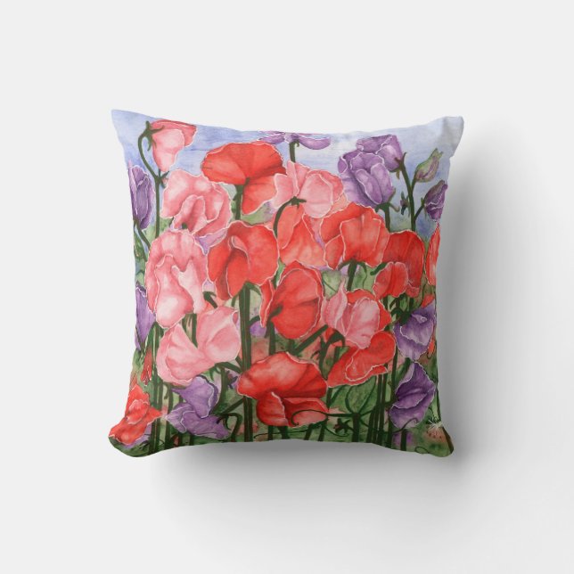 Sweet Pea Pillow Kussen (Voorkant)