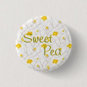Sweet Pea Ronde Button 3,2 Cm (Voorkant)