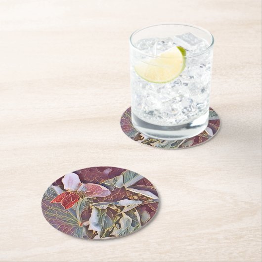 SWEET PEA RONDE KARTONNEN ONDERZETTER (Insitu)