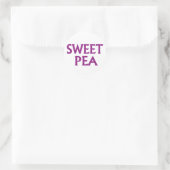 Sweet Pea Ronde Sticker (Tas)
