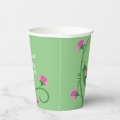 Sweet Pea Schattige 1e verjaardagsfeestje Kinder Papieren Bekers (Rechts)