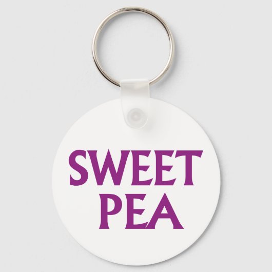 Sweet Pea Sleutelhanger (Voorkant)