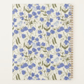 Sweet Pea Soft Blue en Cream Weekly Planner (Achterkant)