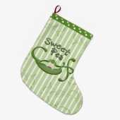 Sweet Pea Stocking Grote Kerstsok (Voorkant (Hangend))