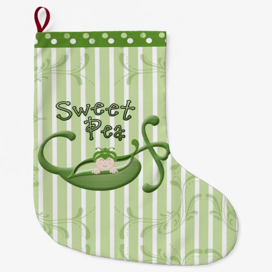 Sweet Pea Stocking Grote Kerstsok (Voorkant)