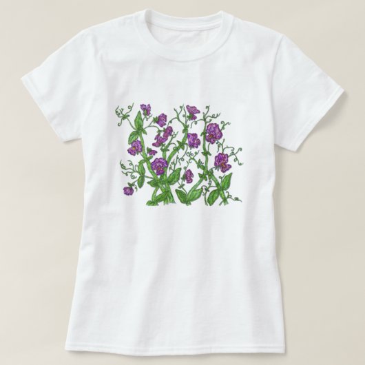 Sweet Pea T-shirt (Design voorkant)
