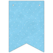 Sweet Pea Tea Birthday - Blue Polka-Dot Vlaggetjes (Eerste vlag)