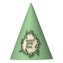 Sweet Pea Tea Birthday - Green Polka-Dot