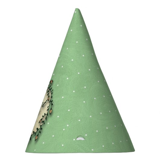 Sweet Pea Tea Birthday - Green Polka-Dot Feesthoedjes (Rechts)