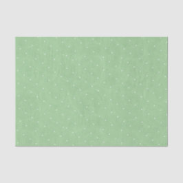 Sweet Pea Tea Birthday - Green Polka-Dot Tissuepapier