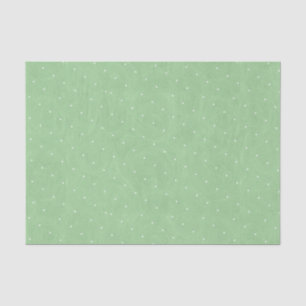 Sweet Pea Tea Birthday - Green Polka-Dot Tissuepapier