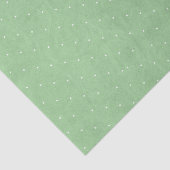 Sweet Pea Tea Birthday - Green Polka-Dot Tissuepapier (Detail)