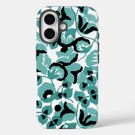Sweet Pea (Teal) Fine Art Case-Mate iPhone Case (Achterkant)