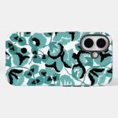 Sweet Pea (Teal) Fine Art Case-Mate iPhone Case (Achterkant (horizontaal))