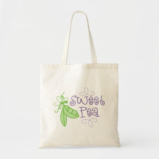 Sweet Pea Tote Bag (Voorkant)