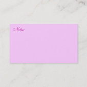 Sweet Pea Victoriaans Garden Visitekaartje (Achterkant)