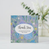 Sweet Pea Vrijgezellenfeest bedankje Bedankkaart (Staand voorkant)