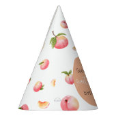 Sweet Peach 1e verjaardag Feesthoedjes (Links)