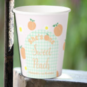 Sweet Peach 1e verjaardag Papieren Bekers