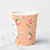 Sweet Peach 1e verjaardag Papieren Bekers (Links)