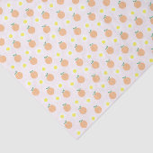 Sweet Peach 1e verjaardag Tissuepapier (Detail)