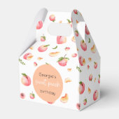 Sweet Peach Birthday Bedankdoosjes (Achterkant)