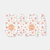Sweet Peach Birthday Bedankdoosjes (Uitgevouwen)