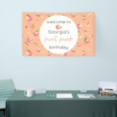Sweet Peach Birthday Spandoek (Beurs)