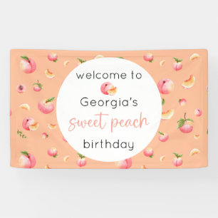Sweet Peach Birthday Spandoek