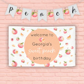 Sweet Peach Birthday Spandoek