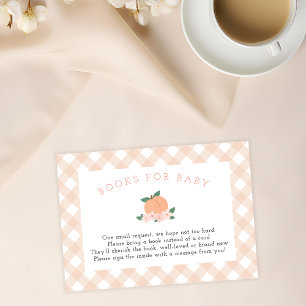 Sweet Peach boeken voor Baby Informatiekaartje