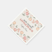 Sweet Peach Boho Verjaardag of baby shower Servet (Hoek)