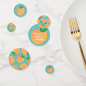 Sweet Peach Cute Fruit 1st Birthday Party Thema Confetti (Groep)