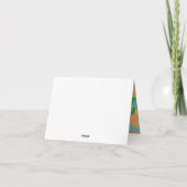 Sweet Peach Cute Fruit 1st Birthday Party Thema Kaart (Achterkant)