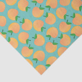 Sweet Peach Cute Fruit 1st Birthday Party Thema Tissuepapier (Detail)