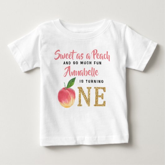 Sweet Peach Girls 1ste verjaardag (Voorkant)
