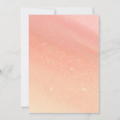 Sweet Peach Orchard Baby Shower Kaart (Achterkant)