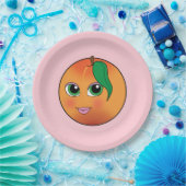 Sweet Peach Papieren Bordje (Feest)