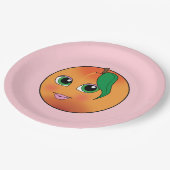 Sweet Peach Papieren Bordje (Gekanteld)