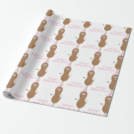 Sweet Peanut Cadeaupapier (Uitgerold)