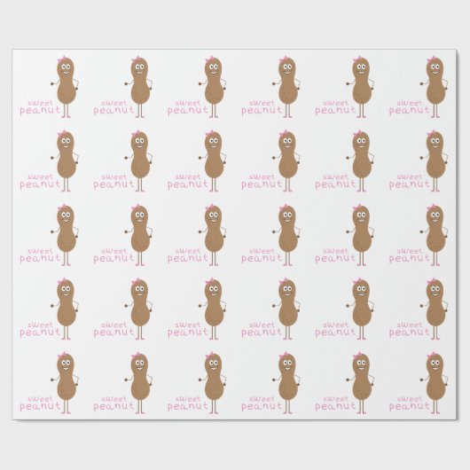 Sweet Peanut Cadeaupapier (Vlak)