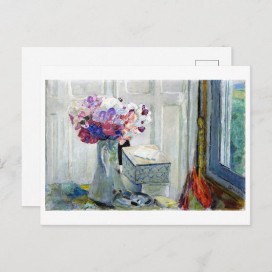 Sweet Peas, Bonnard Briefkaart (Voorkant / Achterkant)