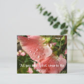 Sweet Peas Briefkaart (Staand voorkant)